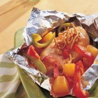 Grilled Sweet-and-Sour Chicken Packs_image