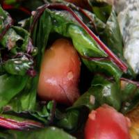 Roasted Beets and Red Chard Greens_image