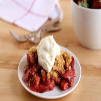 Slow-Cooker Strawberry-Rhubarb Crisp image