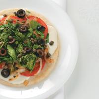 Grilled Veggie Pita Pizzas image