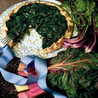 Crostata With Warm Salad of Garden Greens and Weeds_image