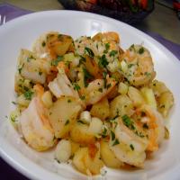 Potatoes Sauteed With Shrimp_image
