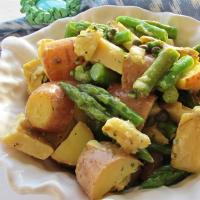 Red Potato, Asparagus, and Artichoke Salad image