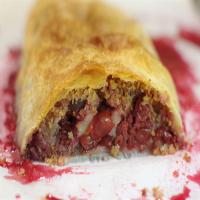 Austrian Sour Cherry Strudel (Kirschstrudel)_image