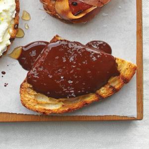 Melted Chocolate with Fleur de Sel Bruschetta image