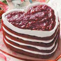 Red Velvet Heart Torte image