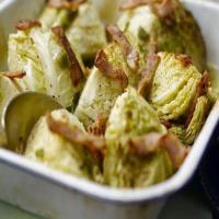 BAKED CABBAGE WITH BACON image