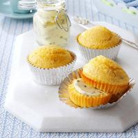 Mushroom Corn Muffins with Chive Butter image