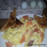 Smoked Salmon With Scrambled Eggs image
