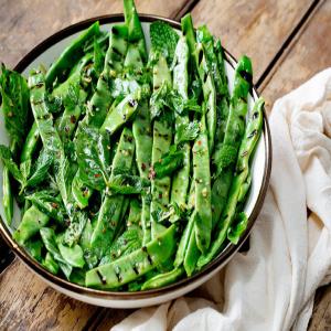 Grilled Summer Beans With Garlic and Herbs Recipe_image