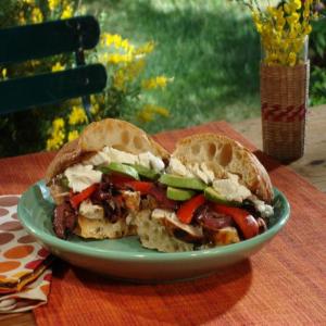 Wild Wahoo Gourmet Sandwiches with Rum Pear Spinach Salad_image