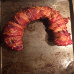 Sausage Stuffed Bacon Wrapped Venison Backstrap image