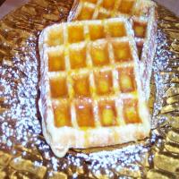 Orange Nut Waffles with Orange Syrup_image