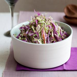 Shaved Cabbage and Brussels Sprout Salad image