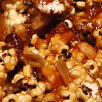 Caramel Corn with Peanuts and Dried Cherries image