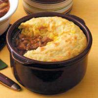 Chili with Cornbread Topping image