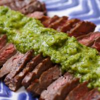 Skirt Steak With Charred Chimichurri Recipe by Tasty_image