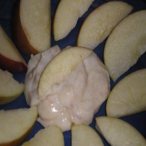 White Chocolate Peanut Butter Apple Dip for 1_image