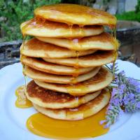 Auberge French Lavender Pancakes With Lavender Honey image