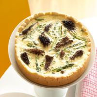 Asparagus and Morel Quiche_image