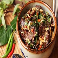 Thai-Style Beef With Basil and Chilies (Phat Bai Horapha) Recipe_image