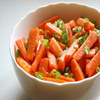 Honey-Glazed Carrots With Green Onions image