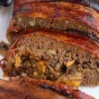 BBQ Bacon Wrapped Stuffed Meatloaf_image