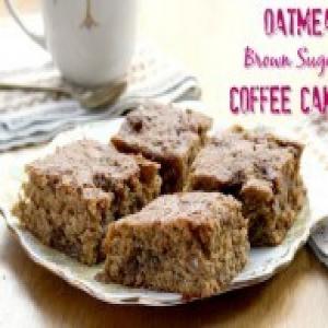 Oatmeal Brown Sugar Coffee Cake with Pecan Streusel_image