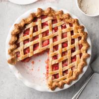 Rhubarb Strawberry Pie image