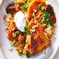 Pressure Cooker Chicken Tagine With Butternut Squash image