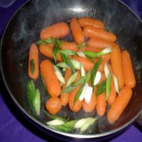 Baby Carrots With Scallions image