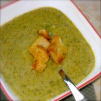 Cream of Broccoli Soup with Cheese_image
