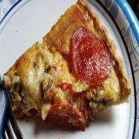 ~ Pizza Quiche Pie ~ image