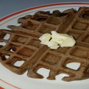 Chocolate Pecan Waffles image