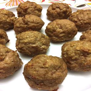 Baked Gluten-Free Meatballs With Oatmeal_image