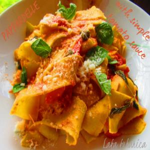 Pappardelle With Simple Tomato Sauce image