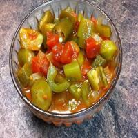 Okra and Tomatoes image