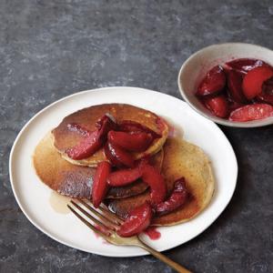 Sauteed Plums in Maple Syrup image