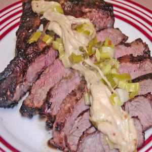 Fillet Steak With Pepper Cheese Sauce_image