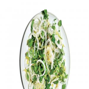 White Onion, Fennel, and Watercress Salad image