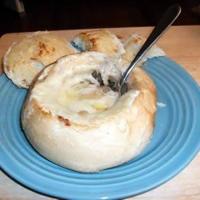 French Onion Soup in a Sourdough Bread Bowl_image