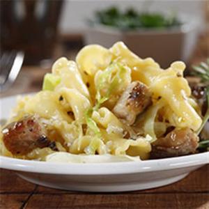 Campanelle with Cabbage and Oven-Roasted Pork Ribs_image