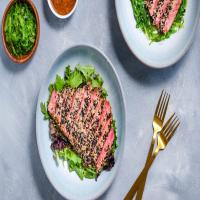 Grilled Tuna Steaks With Asian Sesame Crust_image