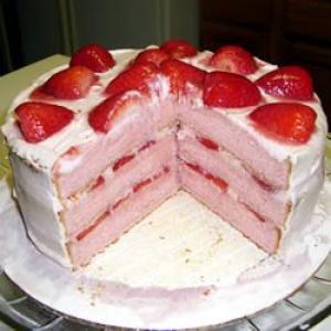 Strawberry Cake from Scratch:: By GothicGirl:: Allrecipes.com Recipe - (4.3/5) image