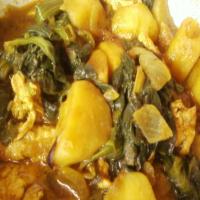 Chicken, Potato and Spinach Curry image