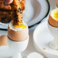 Dippy eggs and savory french toast_image