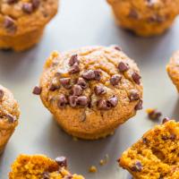 Mini Pumpkin Chocolate Chip Muffins_image