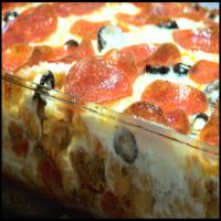 Thick Pepperoni Pizza Casserole image
