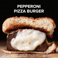 Pepperoni Pizza Burger Recipe by Tasty image
