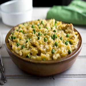 Baked Orzo With Artichokes and Peas Recipe_image